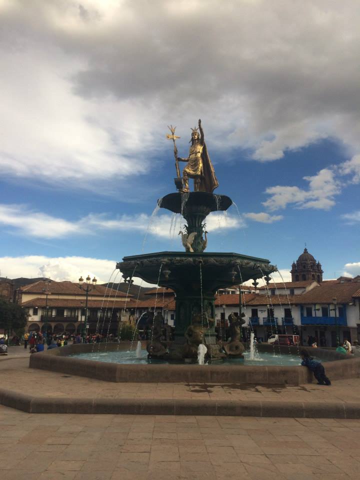 Fountain in Cusco, Peru