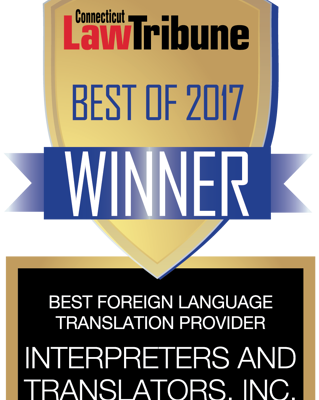 CT Law Tribune Best Foreign Language Translation Provider