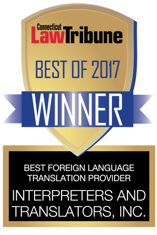 Best of Connecticut Law Tribune for language translation services