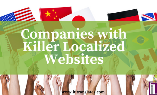 Companies with Killer Localized Websites