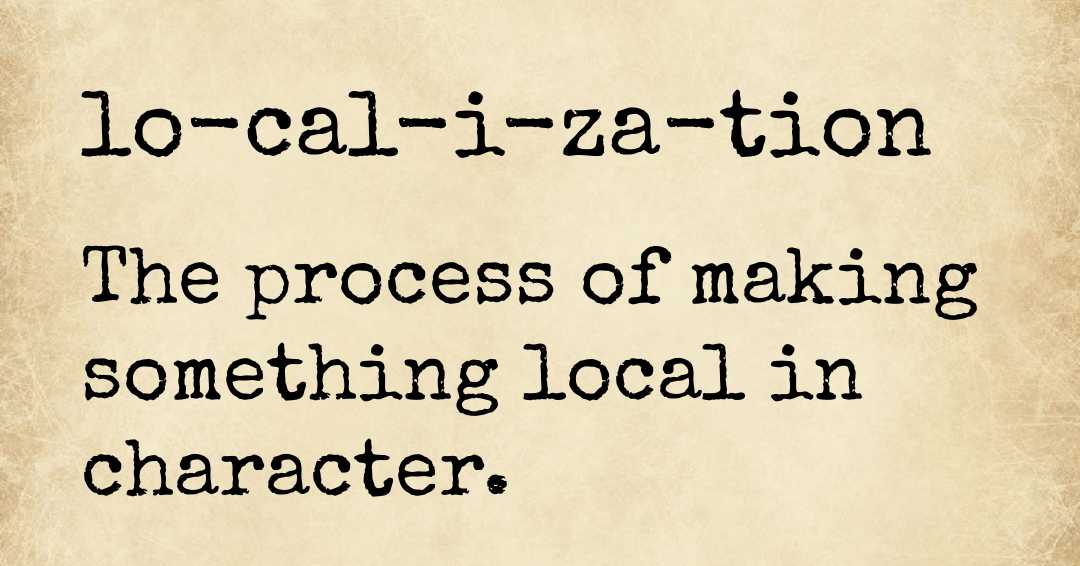 Localization Definition